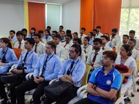 Students of Assam down town University visit Assam Startup-The Nest